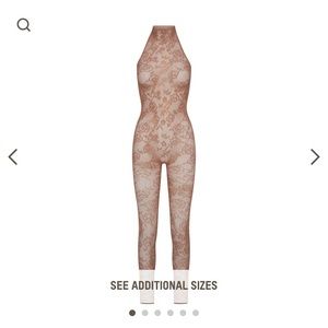 Skims lace catsuit! NWT Small ‘sienna’ nude